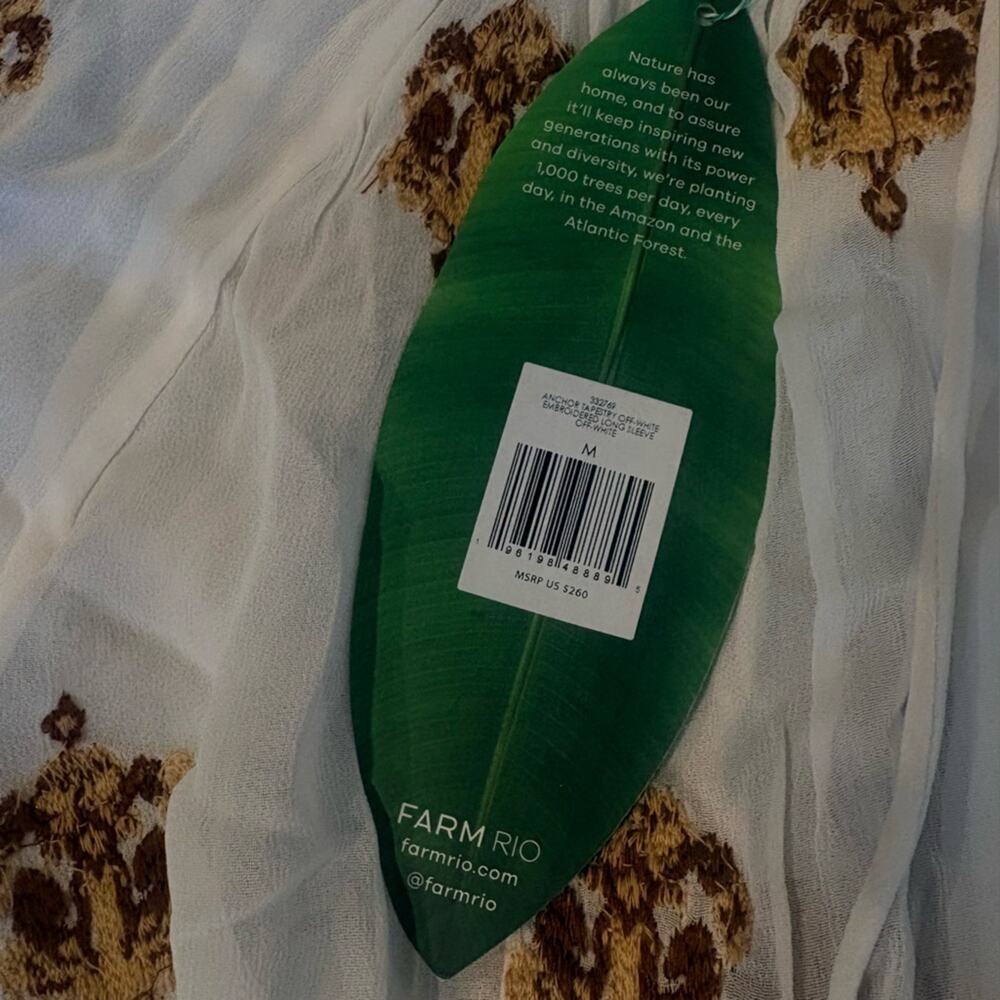 NWT Farm Rio Tapestry Embroidered Top - Picture 4 of 8